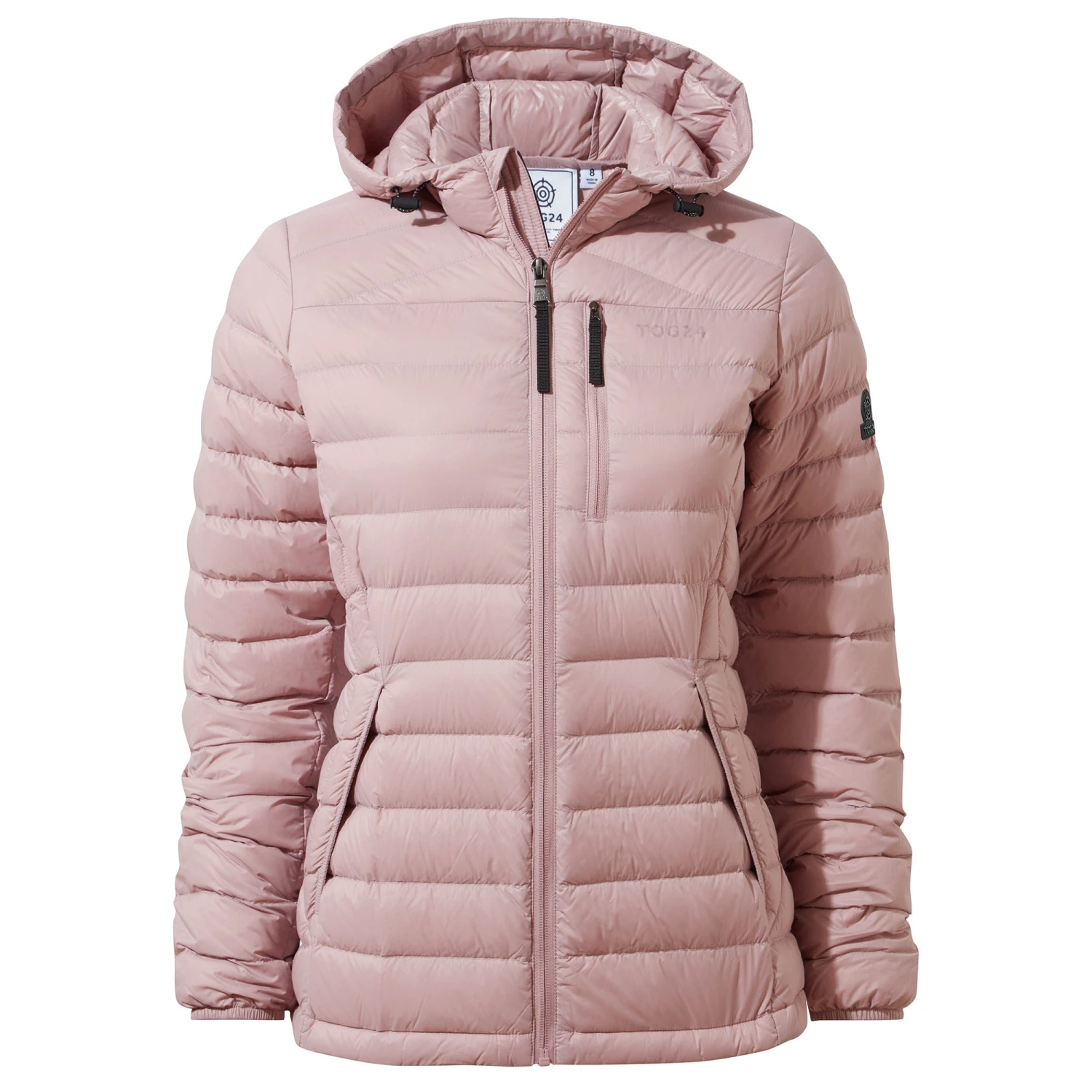Drax Womens Hooded Down Jacket - Faded Pink 8 Drax Womens Hooded Down Jacket - Faded Pink - Image 6