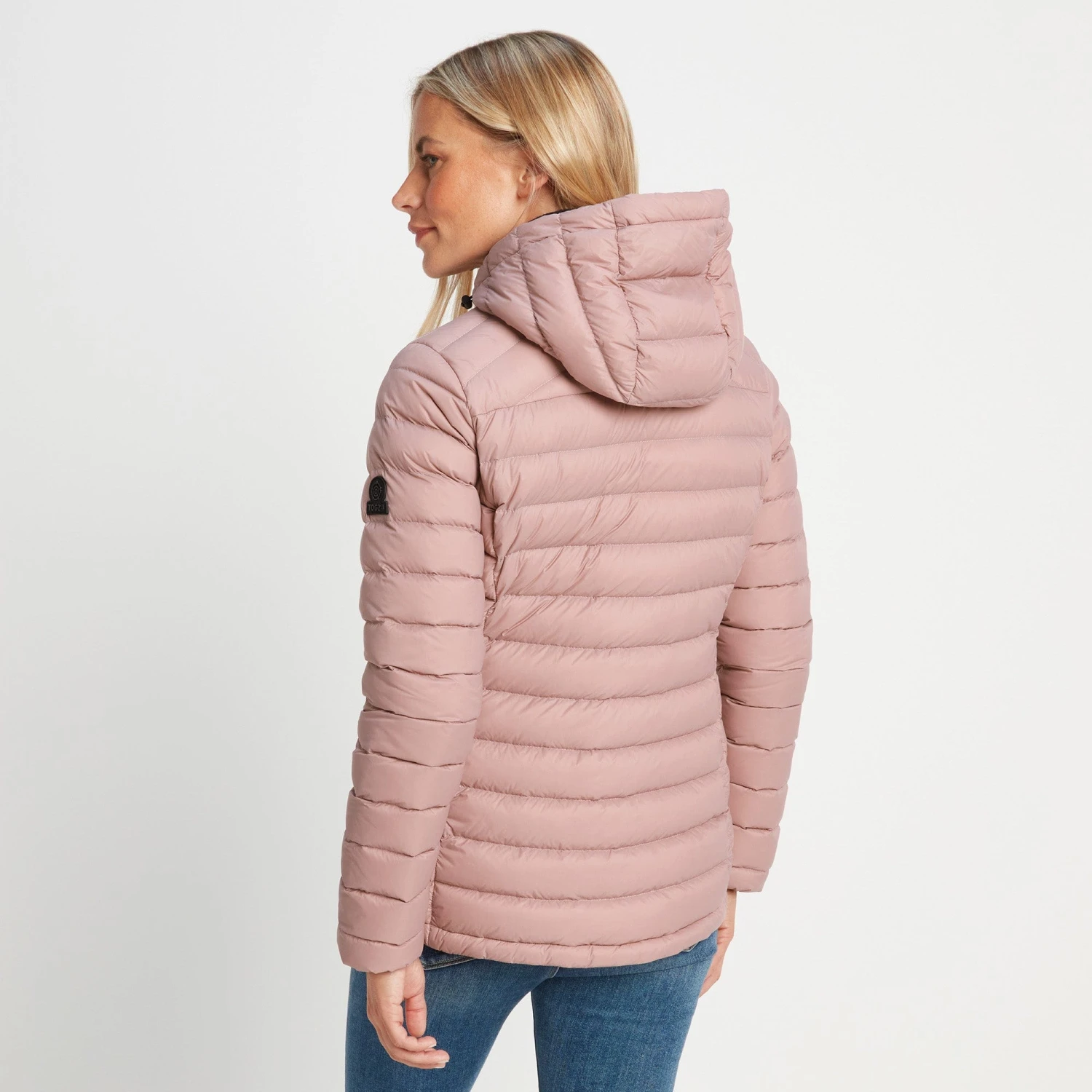 Drax Womens Hooded Down Jacket - Faded Pink 5 Drax Womens Hooded Down Jacket - Faded Pink - Image 3
