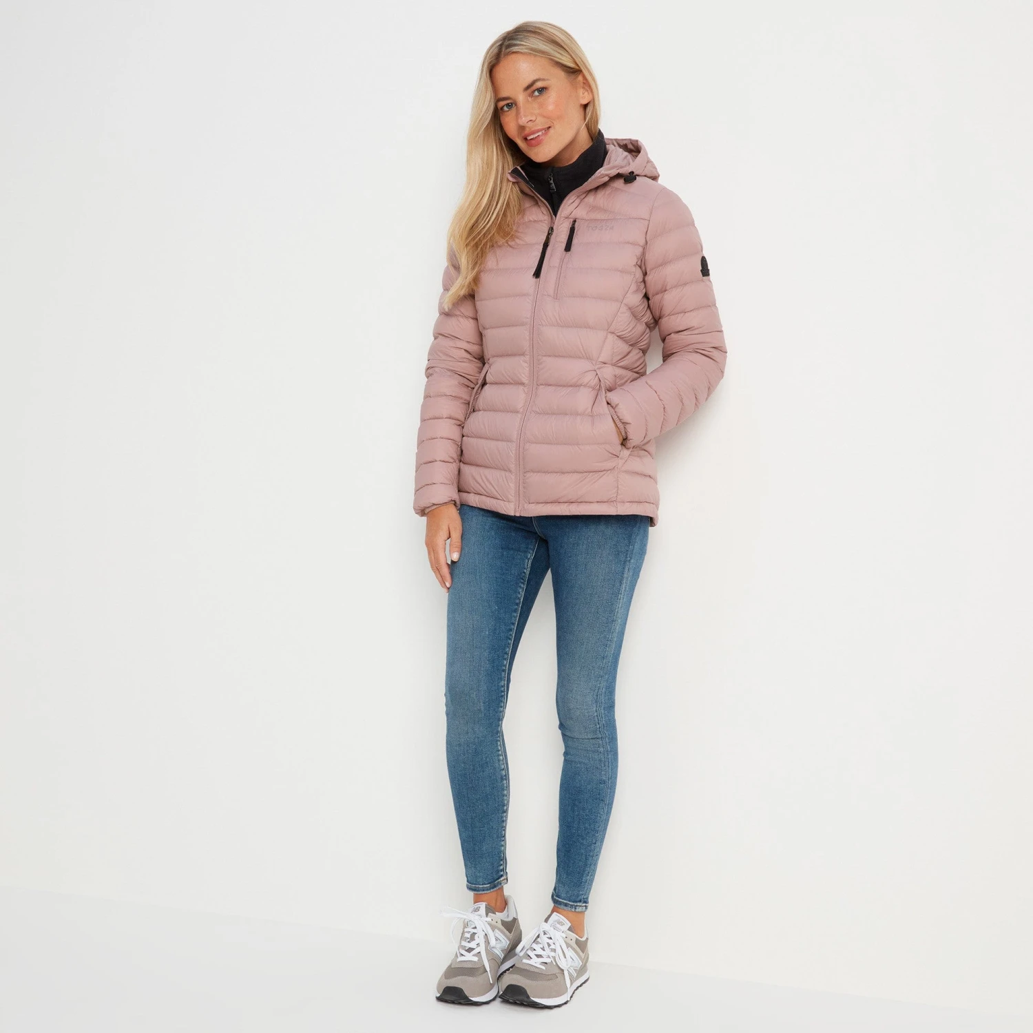 Drax Womens Hooded Down Jacket - Faded Pink 6 Drax Womens Hooded Down Jacket - Faded Pink - Image 4