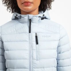 Drax Womens Hooded Down Jacket - Ice Blue -Fashion General Store 61856 DRAXH308 4