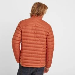 Drax Mens Funnel Down Jacket - Burnt Orange -Fashion General Store 61856 DRAXJ003 3