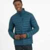 Drax Mens Funnel Down Jacket - Lagoon Blue -Fashion General Store 61856 DRAXJ005 2