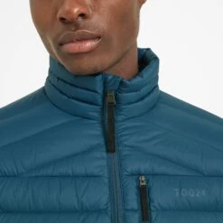 Drax Mens Funnel Down Jacket - Lagoon Blue -Fashion General Store 61856 DRAXJ005 4
