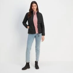 Drax Womens Funnel Down Jacket - Black -Fashion General Store 61856 DRAXJ300 1 a6971c8a 7496 4e33 976d ad8311a59f8a