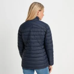 Drax Womens Funnel Down Jacket - Navy -Fashion General Store 61856 DRAXJ301 2