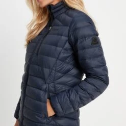 Drax Womens Funnel Down Jacket - Navy -Fashion General Store 61856 DRAXJ301 5
