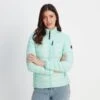 Drax Womens Funnel Down Jacket - Mint Blue -Fashion General Store 61856 DRAXJ305 2