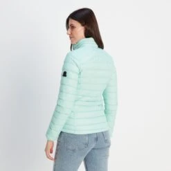 Drax Womens Funnel Down Jacket - Mint Blue -Fashion General Store 61856 DRAXJ305 3