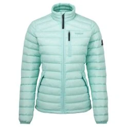 Drax Womens Funnel Down Jacket - Mint Blue -Fashion General Store 61856 DRAXJ305 5