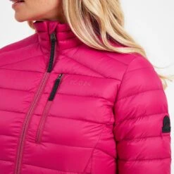 Drax Womens Funnel Down Jacket - Cerise -Fashion General Store 61856 DRAXJ307 4