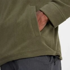 Drewery Mens Quarter Zip Fleece - Khaki 13 Drewery Mens Quarter Zip Fleece - Khaki -Fashion General Store 61856 DREWE001 5