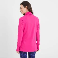Dunn Womens Long Sleeve Tech Top - Vibrant Pink -Fashion General Store 61856 DUNN300 3
