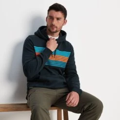 Duxford Mens Hoody - Dark Indigo -Fashion General Store 61856 DUXF001 7