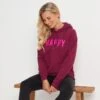 Eliza Womens Hoody - Raspberry -Fashion General Store 61856 ELIZA300 4