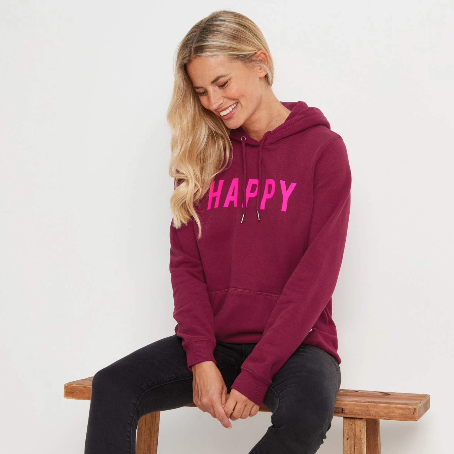 Eliza Womens Hoody - Raspberry 3 Eliza Womens Hoody - Raspberry