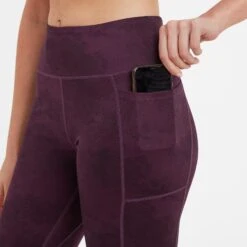 Ellyre Womens Gym Leggings - Dark Purple Print 13 Ellyre Womens Gym Leggings - Dark Purple Print -Fashion General Store 61856 ELLY400 4