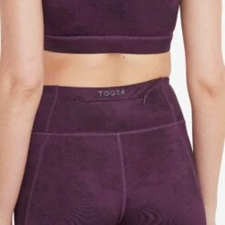 Ellyre Womens Gym Leggings - Dark Purple Print 14 Ellyre Womens Gym Leggings - Dark Purple Print -Fashion General Store 61856 ELLY400 5