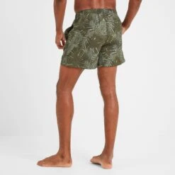 Elmur Mens Printed Swimshorts - Khaki Tropical -Fashion General Store 61856 ELMU100 3