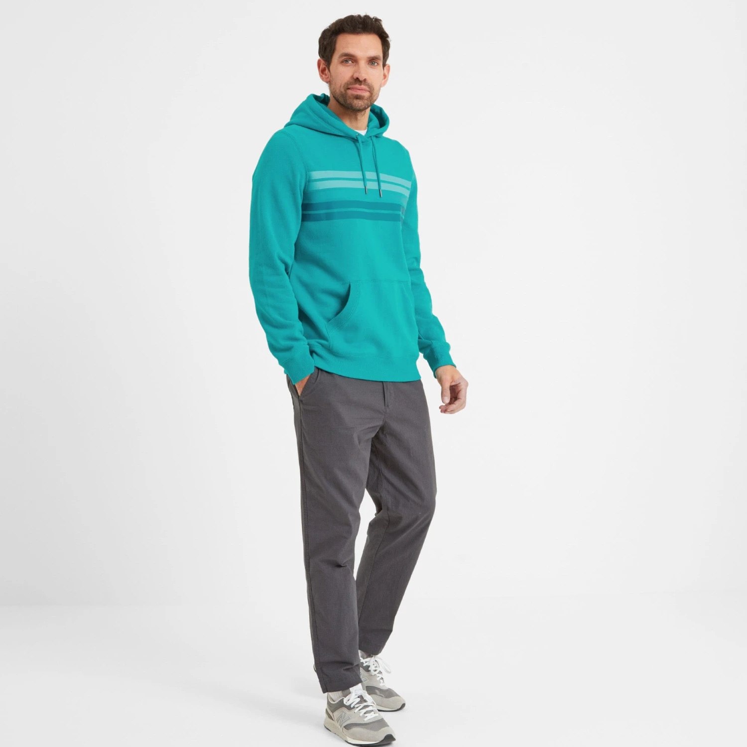 Embleton Mens Hoody - Sea Green 7 Embleton Mens Hoody - Sea Green - Image 5