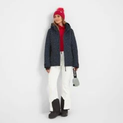 Eva Womens Ski Jacket - Dark Indigo Confetti Print -Fashion General Store 61856 EVA300 8