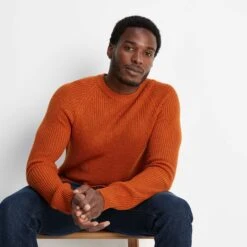 Ezio Mens Jumper - Dark Orange -Fashion General Store 61856 EZIO001 7