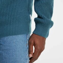 Ezio Mens Jumper - Petrol Blue -Fashion General Store 61856 EZIO002 4
