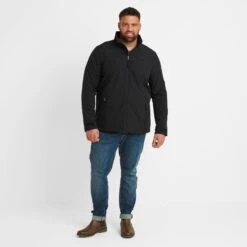 Feizor Mens Shower Resistant Softshell Jacket - Black -Fashion General Store 61856 FEIZ001 1