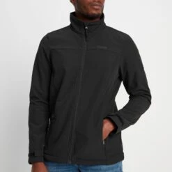 Feizor Mens Shower Resistant Softshell Jacket - Black -Fashion General Store 61856 FEIZ001 5