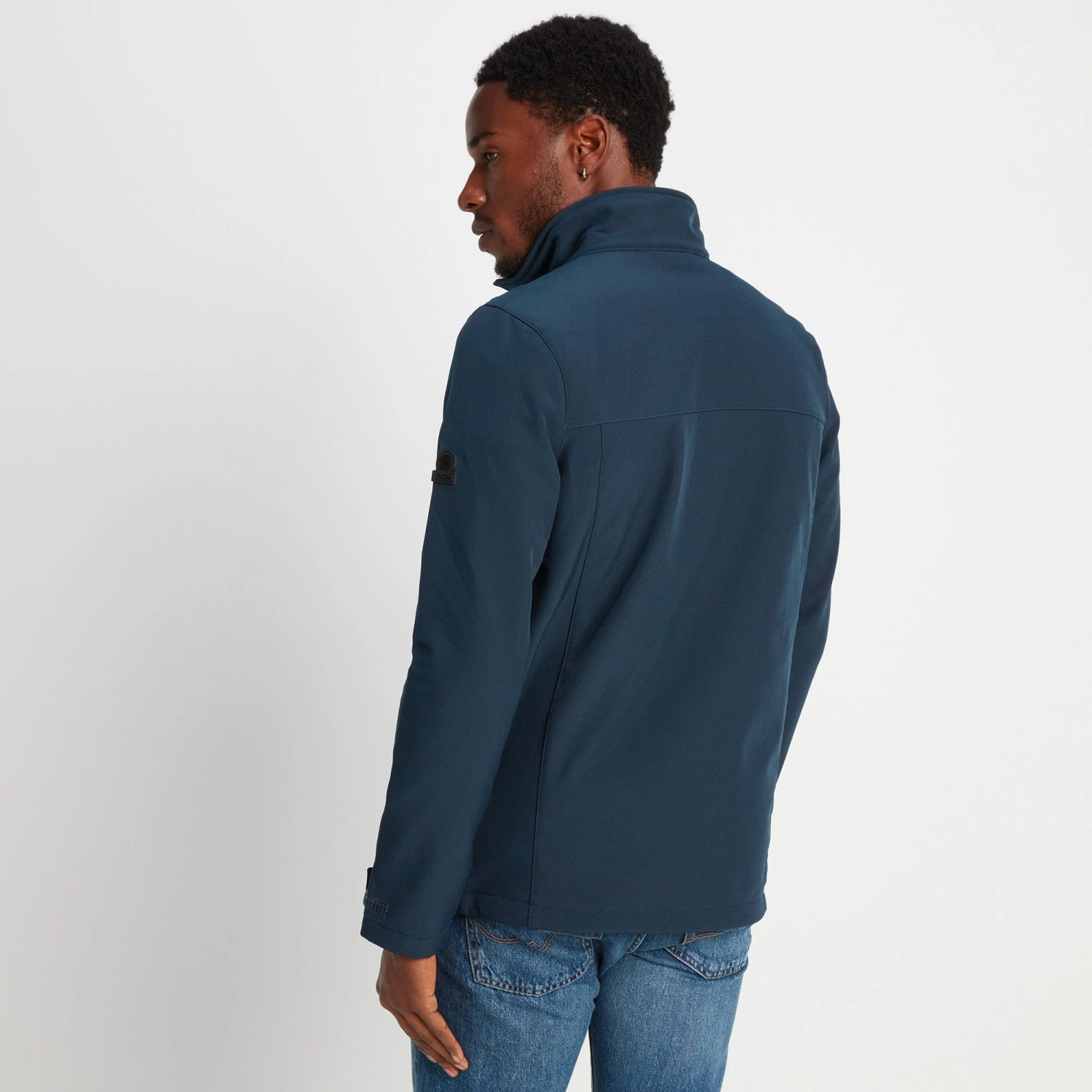 Feizor Mens Shower Resistant Softshell Jacket - Navy 5 Feizor Mens Shower Resistant Softshell Jacket - Navy - Image 3