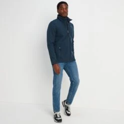 Feizor Mens Shower Resistant Softshell Jacket - Navy 11 Feizor Mens Shower Resistant Softshell Jacket - Navy -Fashion General Store 61856 FEIZ002 3