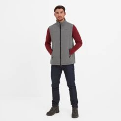 Feizor Mens Shower Resistant Softshell Gilet - Grey Marl 11 Feizor Mens Shower Resistant Softshell Gilet - Grey Marl -Fashion General Store 61856 FEIZ037 1