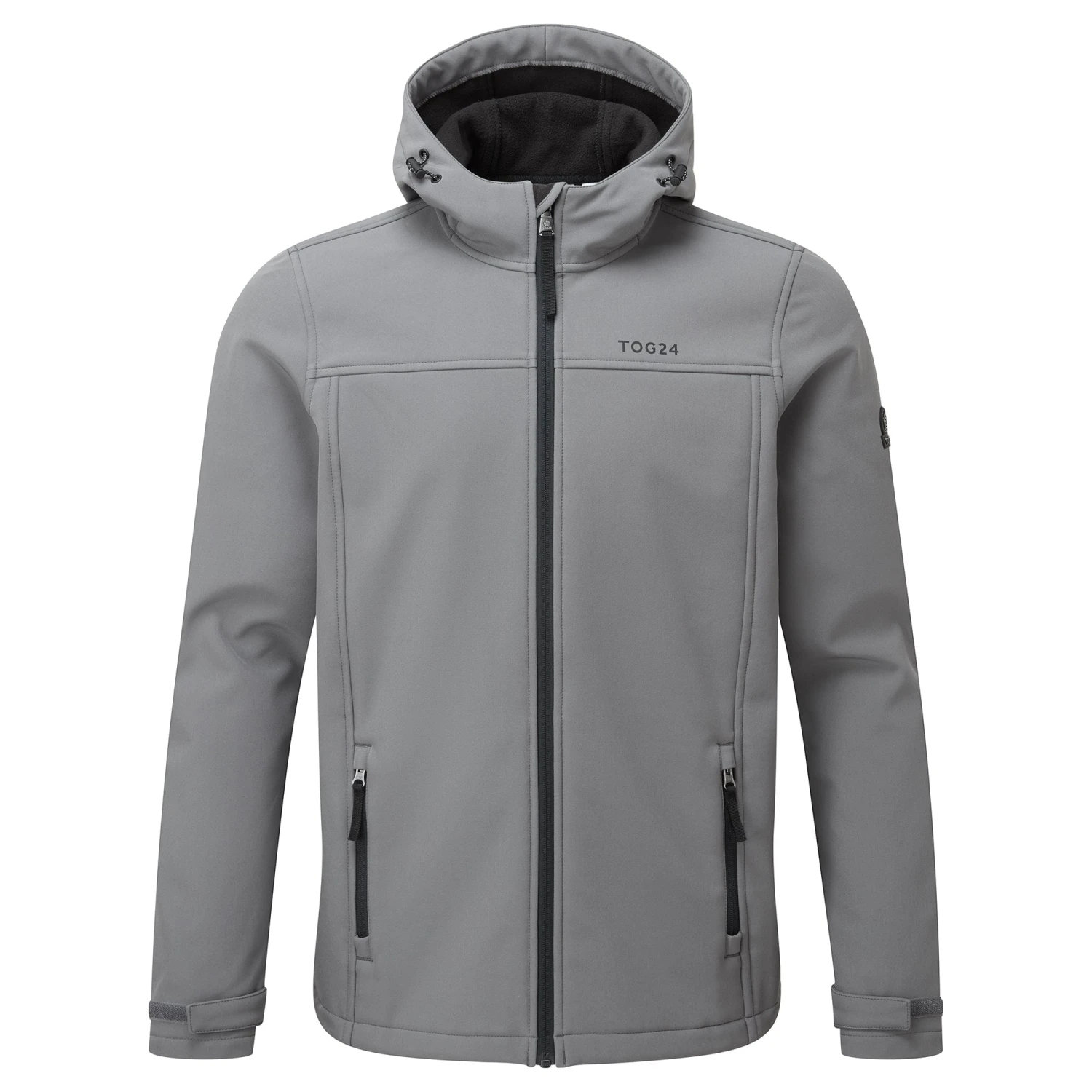 Feizor Mens Shower Resistant Softshell Hooded Jacket - Steel 11 Feizor Mens Shower Resistant Softshell Hooded Jacket - Steel - Image 9