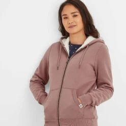 Finch Womens Sherpa Fleece Lined Hoody - Faded Pink 12 Finch Womens Sherpa Fleece Lined Hoody - Faded Pink -Fashion General Store 61856 FINCH303 2 a0029b8b 2b3e 46ea 8845 1faef74ee18f