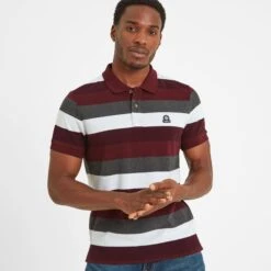 Flaxby Mens Polo - Deep Port 12 Flaxby Mens Polo - Deep Port -Fashion General Store 61856 FLAXB001 2