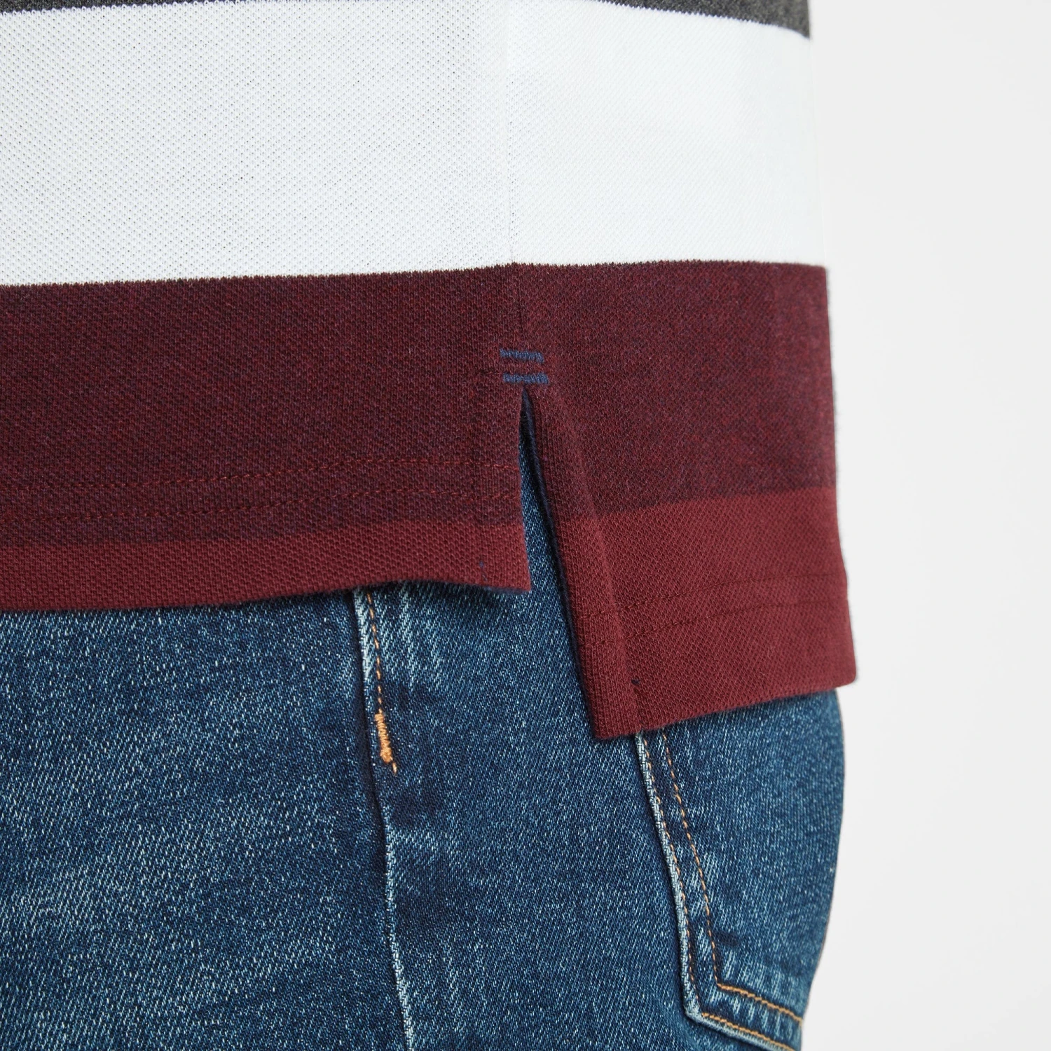 Flaxby Mens Polo - Deep Port 8 Flaxby Mens Polo - Deep Port - Image 6