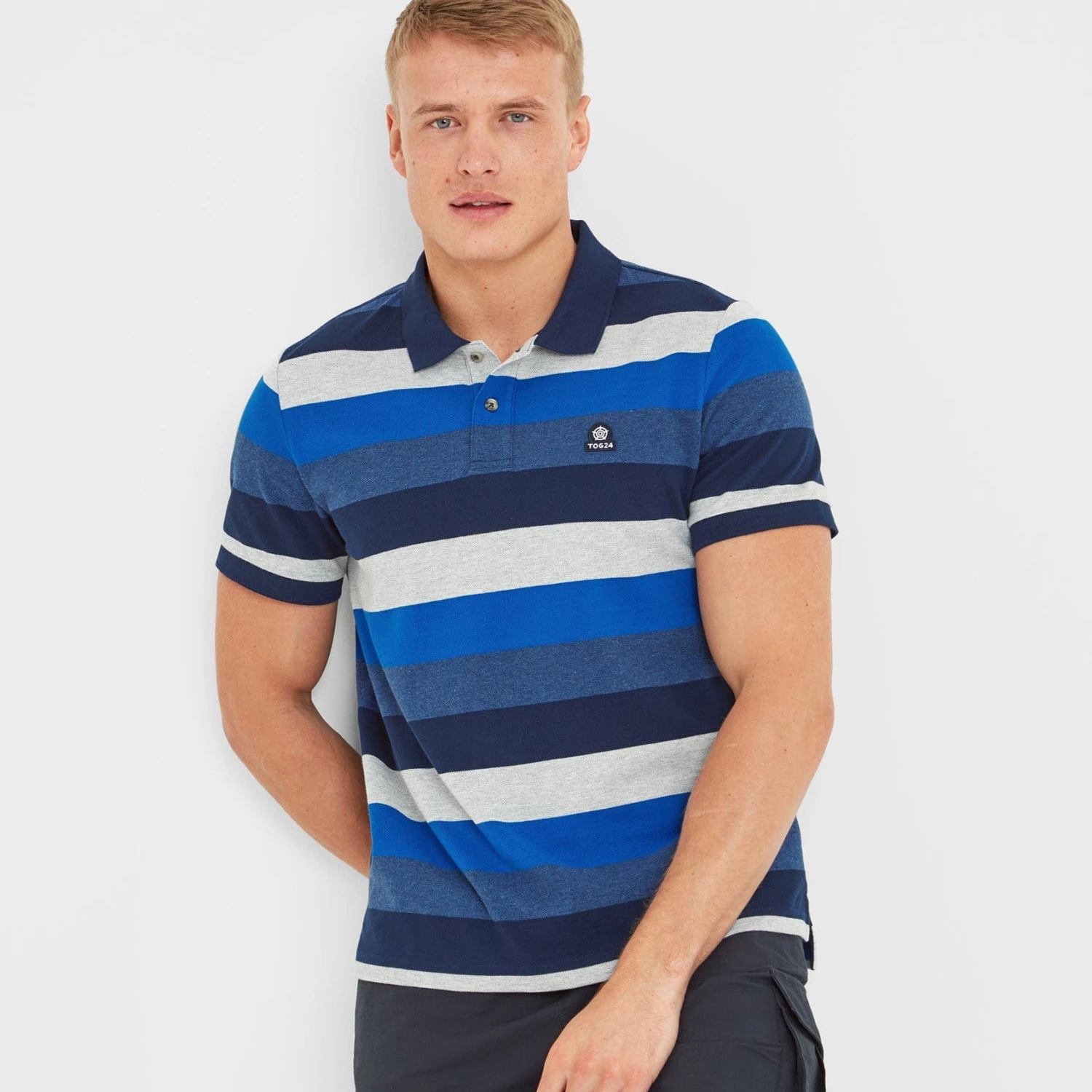 Flaxby Mens Polo - Navy 5 Flaxby Mens Polo - Navy - Image 3