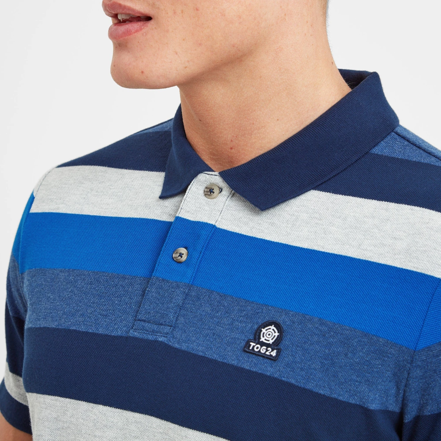 Flaxby Mens Polo - Navy 7 Flaxby Mens Polo - Navy - Image 5