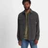 Foxton Mens Shacket - Dark Grey Check -Fashion General Store 61856 FOXT002 1