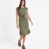 Frankie Womens Jersey Dress - Khaki 2 Frankie Womens Jersey Dress - Khaki -Fashion General Store 61856 FRAN301 1