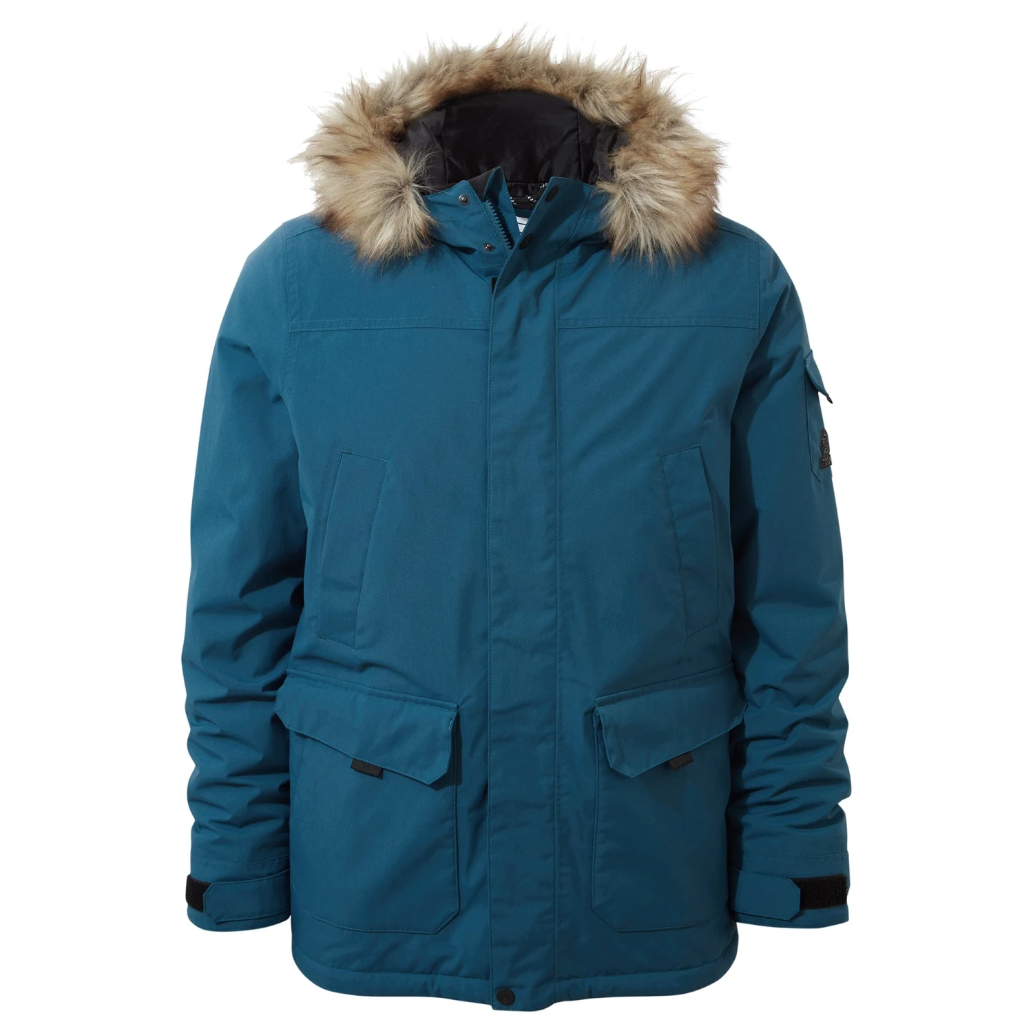 Garrick Mens Waterproof Parka - Lagoon Blue 5 Garrick Mens Waterproof Parka - Lagoon Blue - Image 3