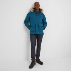 Garrick Mens Waterproof Parka - Lagoon Blue 15 Garrick Mens Waterproof Parka - Lagoon Blue -Fashion General Store 61856 GARR005 1