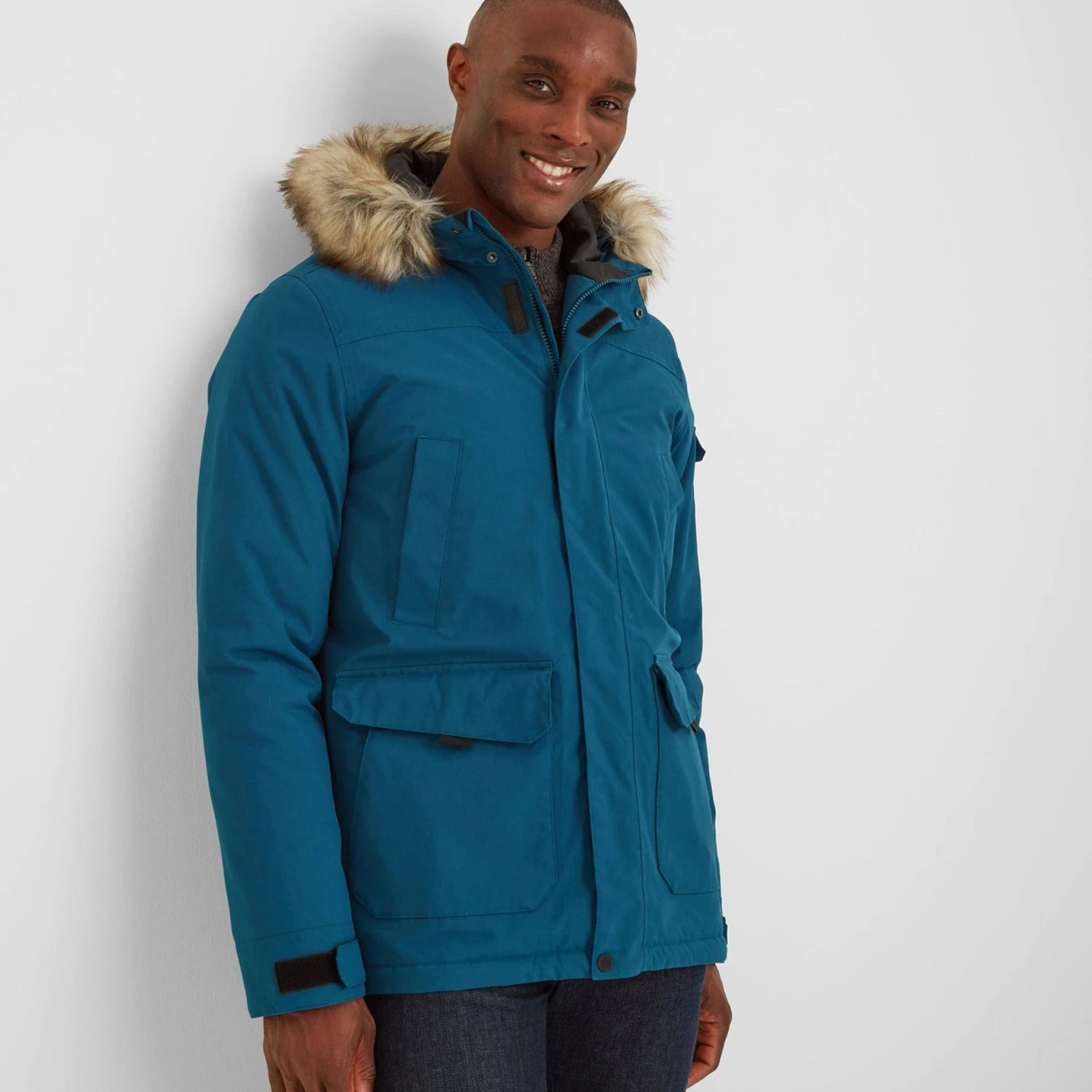 Garrick Mens Waterproof Parka - Lagoon Blue 3 Garrick Mens Waterproof Parka - Lagoon Blue