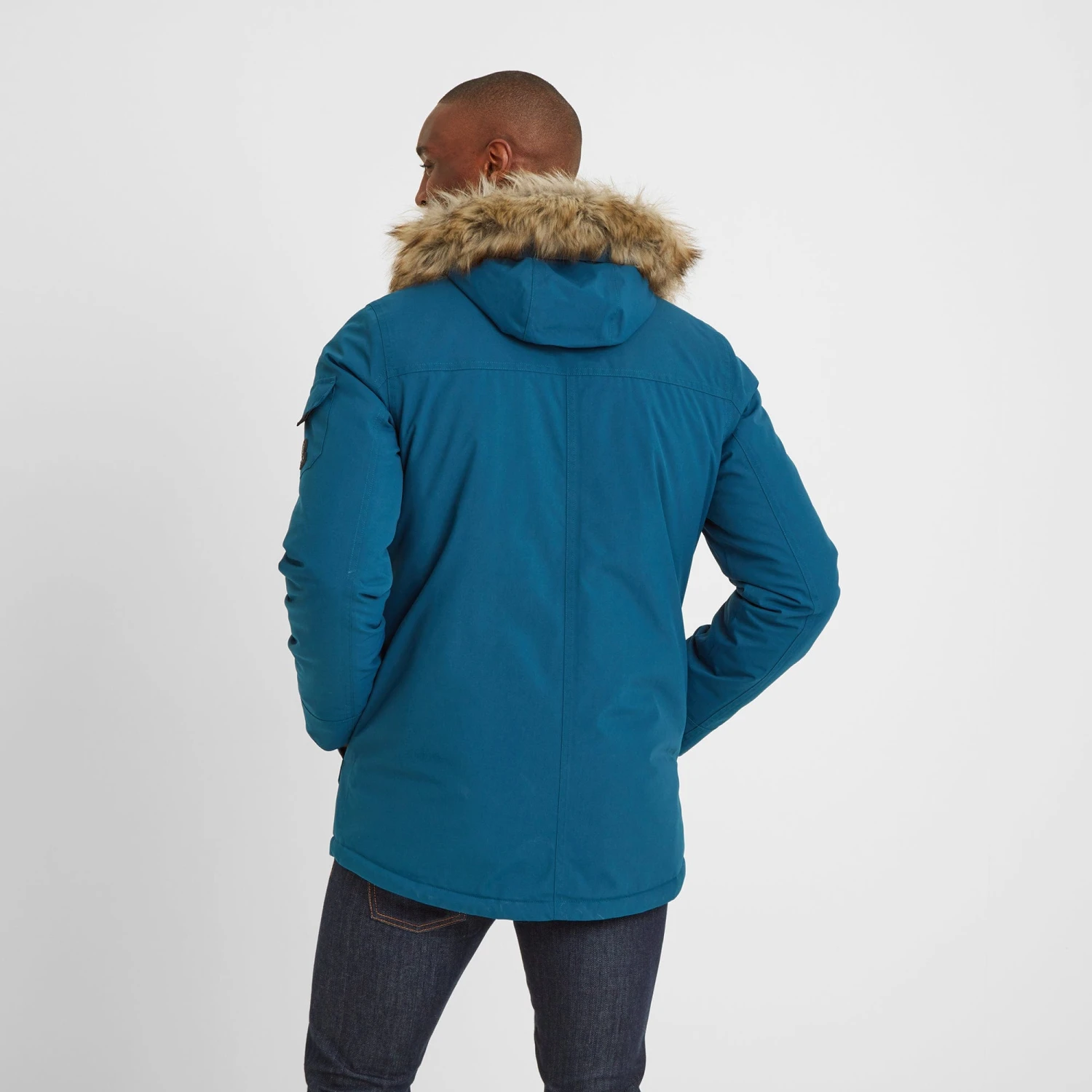 Garrick Mens Waterproof Parka - Lagoon Blue 4 Garrick Mens Waterproof Parka - Lagoon Blue - Image 2