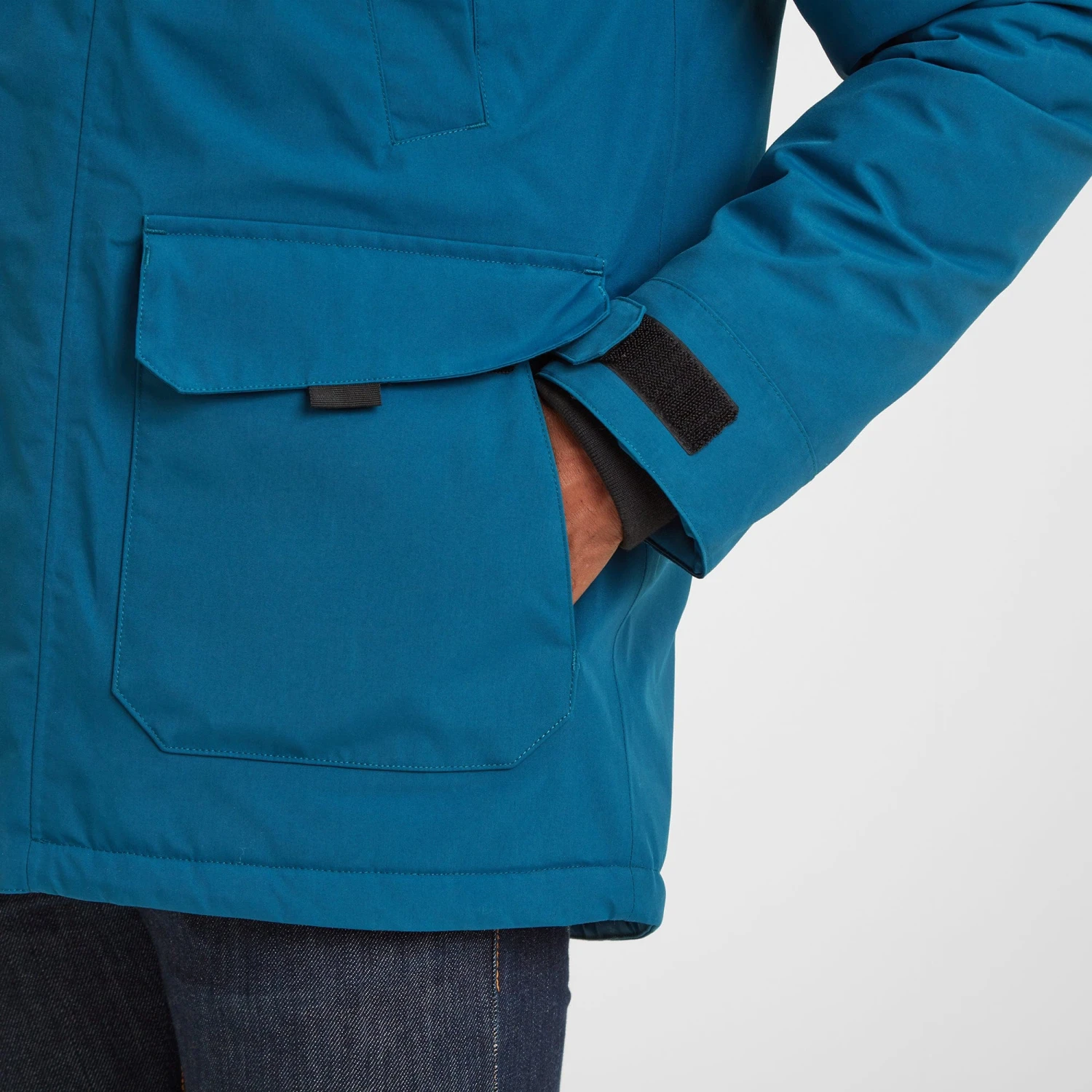 Garrick Mens Waterproof Parka - Lagoon Blue 9 Garrick Mens Waterproof Parka - Lagoon Blue - Image 7