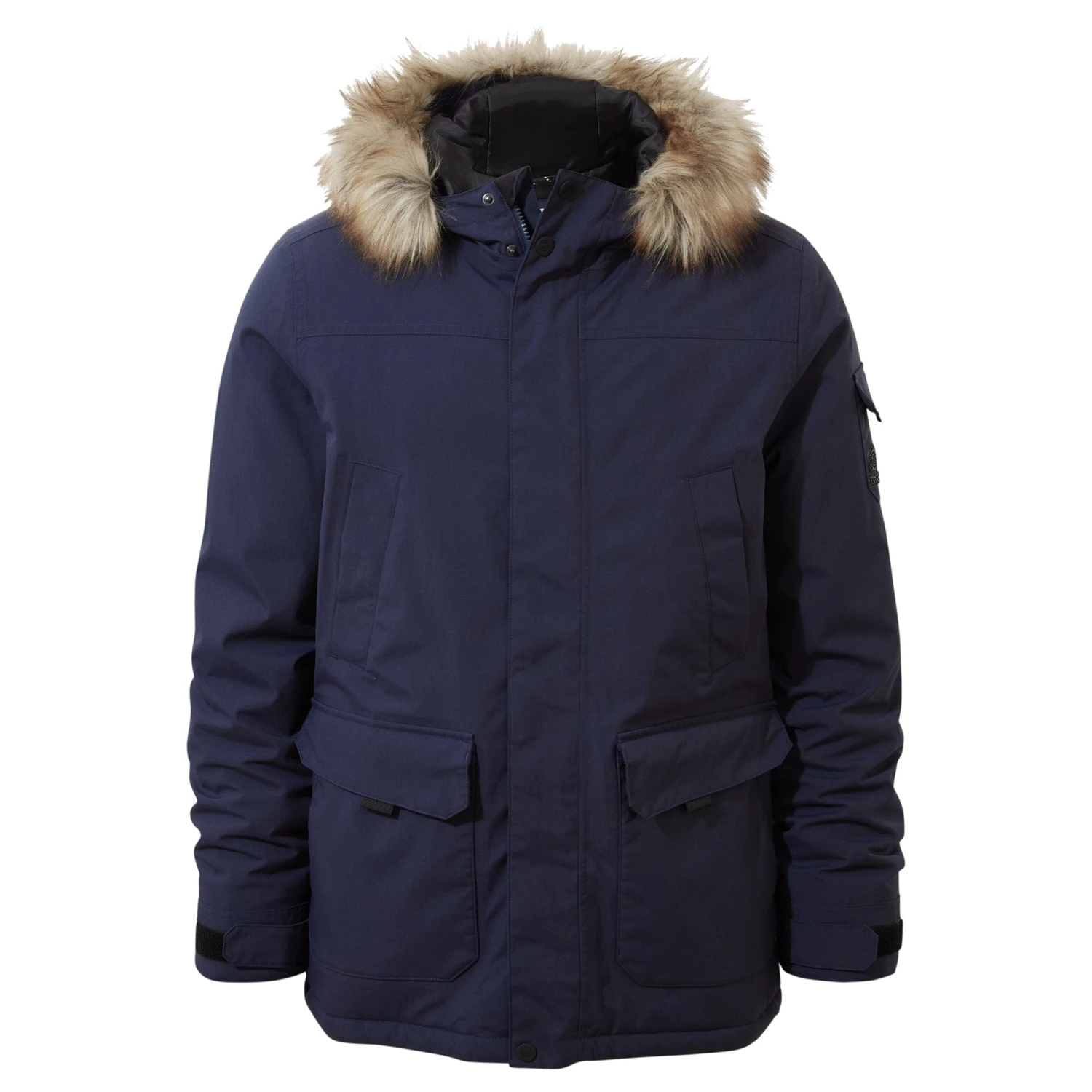 Garrick Mens Waterproof Parka - Dark Indigo 5 Garrick Mens Waterproof Parka - Dark Indigo - Image 3