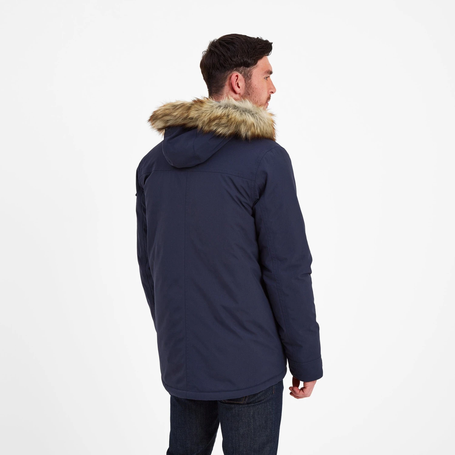 Garrick Mens Waterproof Parka - Dark Indigo 4 Garrick Mens Waterproof Parka - Dark Indigo - Image 2