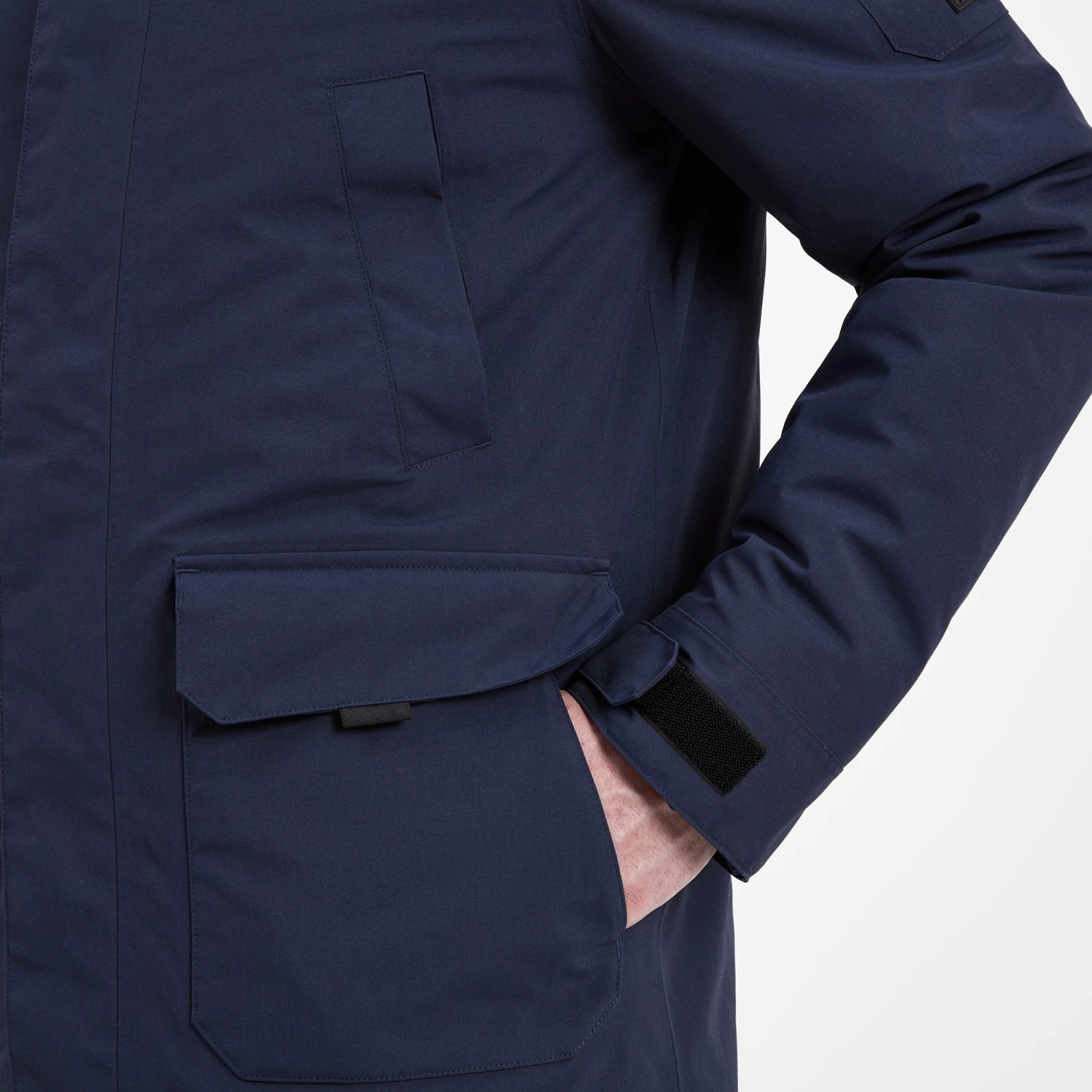 Garrick Mens Waterproof Parka - Dark Indigo 8 Garrick Mens Waterproof Parka - Dark Indigo - Image 6