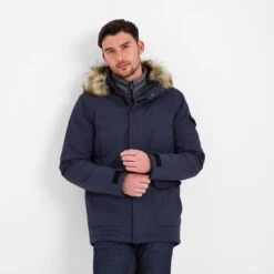 Garrick Mens Waterproof Parka - Dark Indigo 17 Garrick Mens Waterproof Parka - Dark Indigo -Fashion General Store 61856 GARR006 7