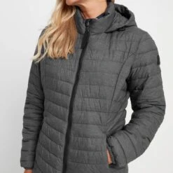 Garriston Womens Lightweight Padded Jacket - Grey Marl -Fashion General Store 61856 GARRI311 5