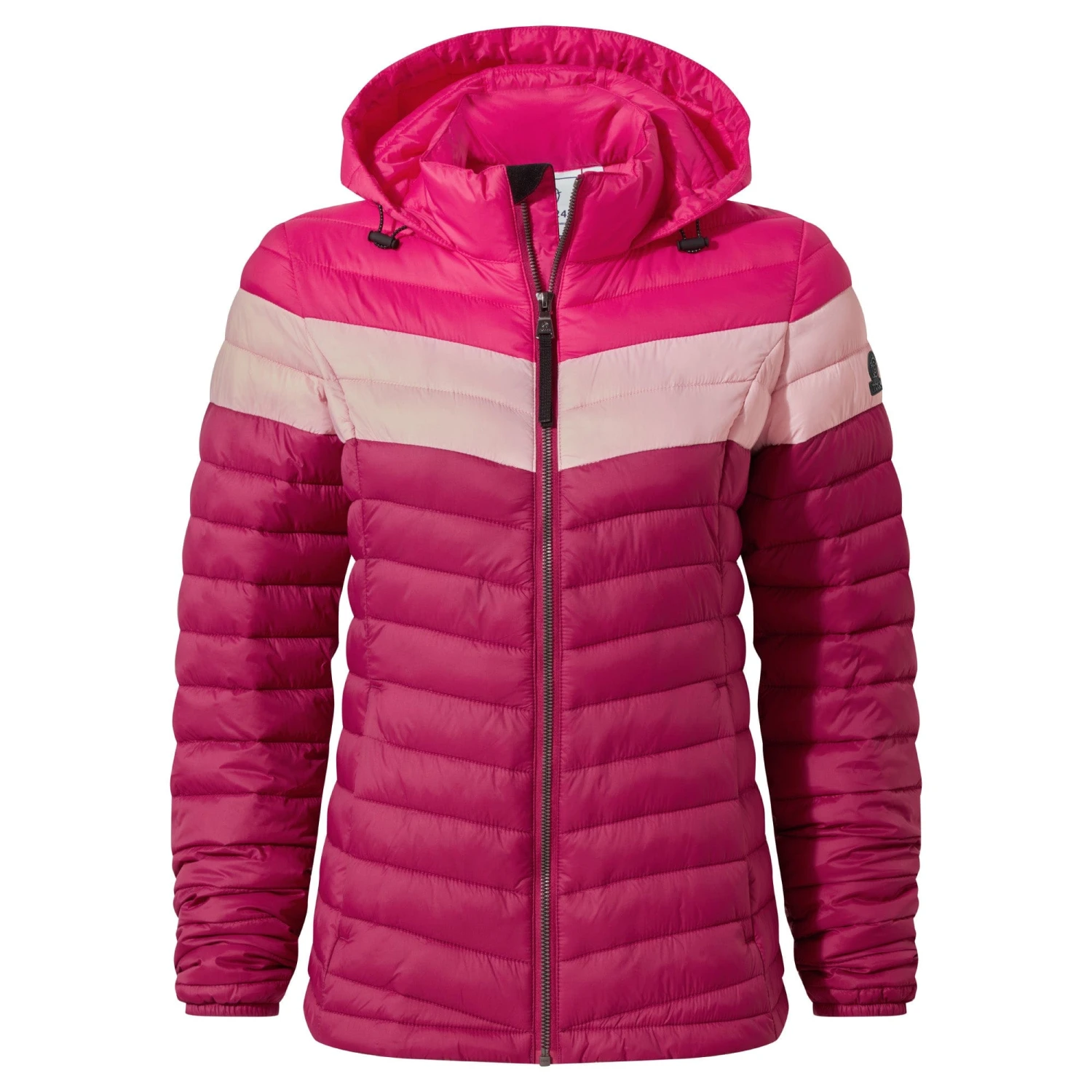 Garriston Womens Lightweight Padded Jacket - Raspberry/Magenta Pink 9 Garriston Womens Lightweight Padded Jacket - Raspberry/Magenta Pink - Image 7